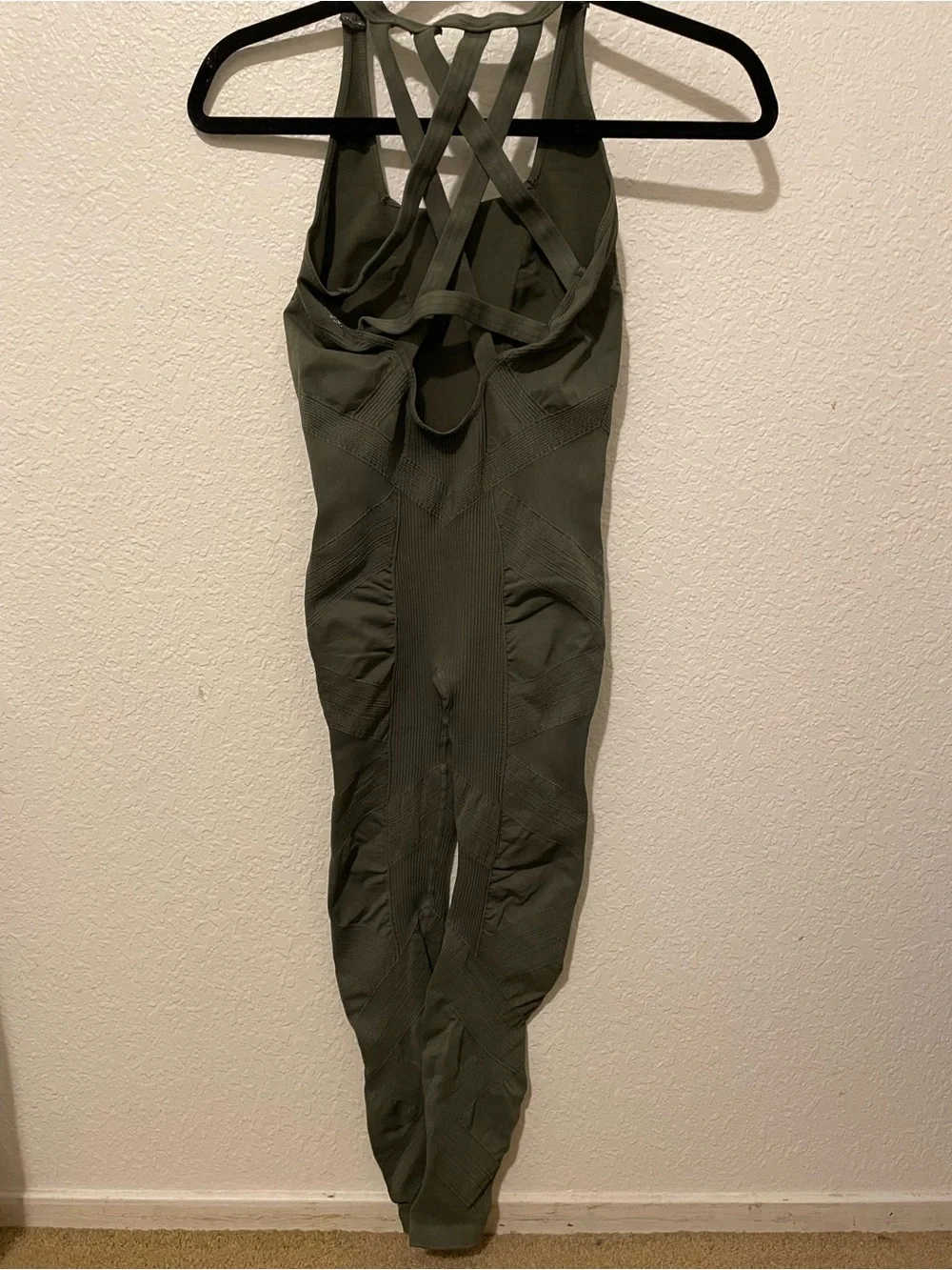 Free People Movement Black Diamond Onesie - dark olive green
